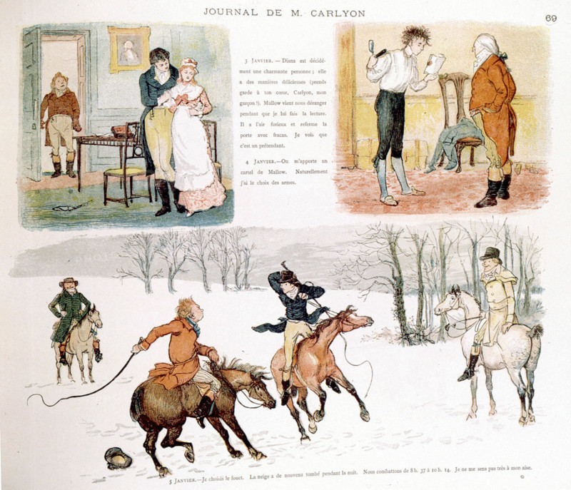 Humorous Scenes, illustration by Randolph Caldecott