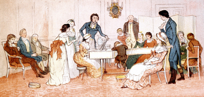 Humorous Scenes, illustration by Randolph Caldecott