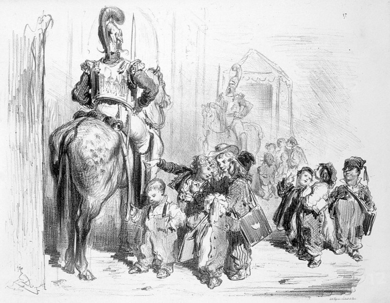 Metaphore by Gustave Doré, illustration
