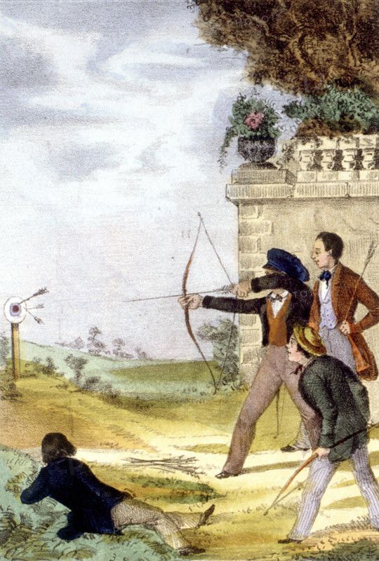 Scène de loisir, illustration