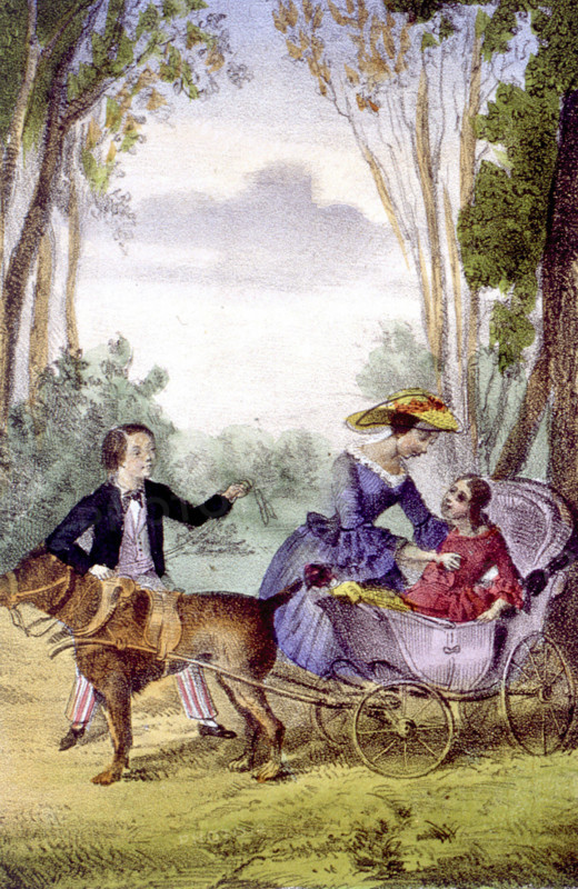Scènes de loisir, illustration
