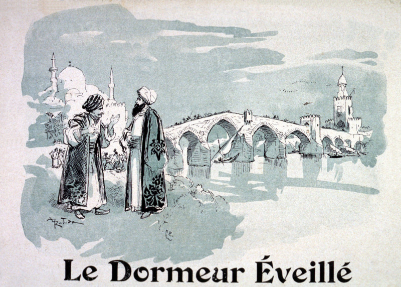 Tales of the Thousand and One Nights, illustration by Robida