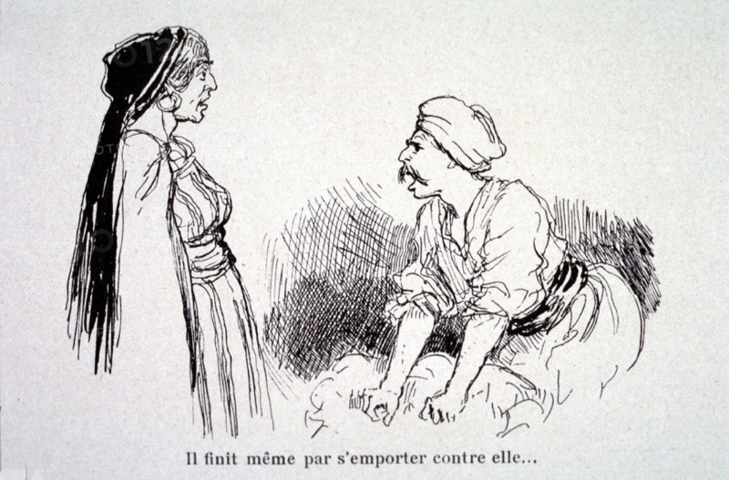 Tale of the Thousand and One Nights - Illustration by Robida