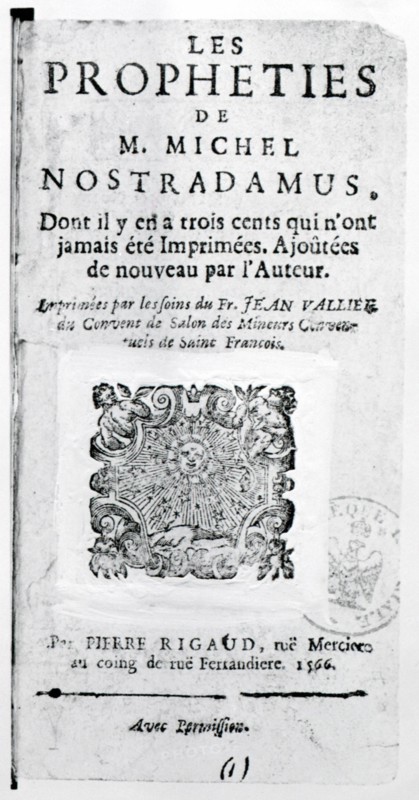 Prophecies by Nostradamus