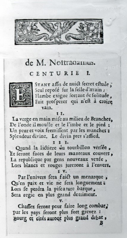 Prophecies by Nostradamus