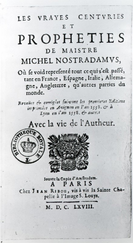 Prophecies by Nostradamus