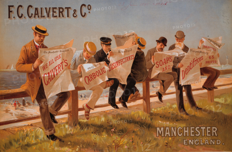Advertising poster
