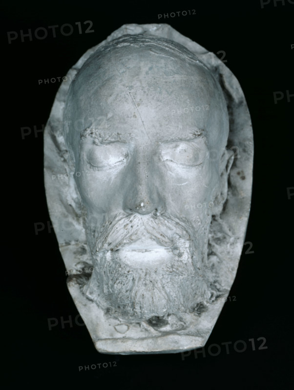 Mortuary mask of Jean-Baptiste Carpeaux by Sceto