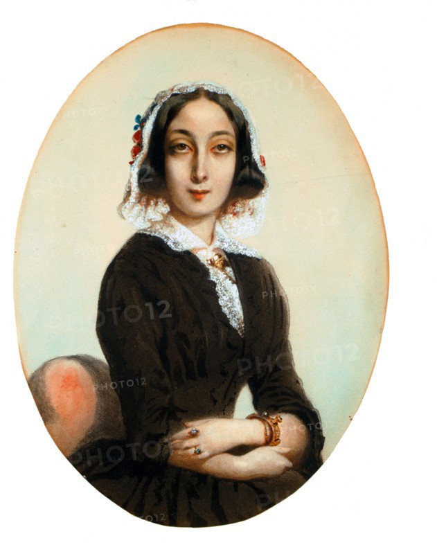 KWIATKOWSKI, portrait présumé de George Sand