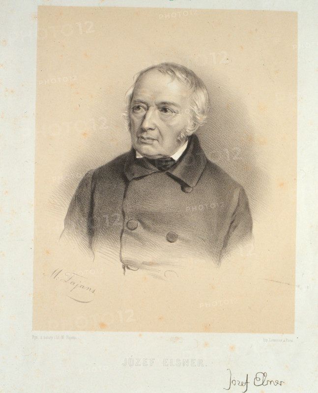 Joseph Elsner,  Chopin's teacher, by Fajans