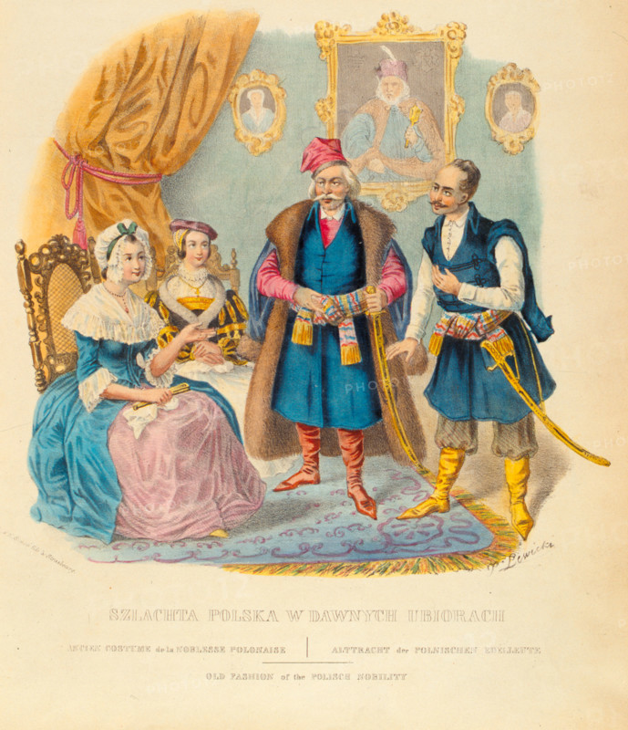Ancient costumes of the Polish nobility