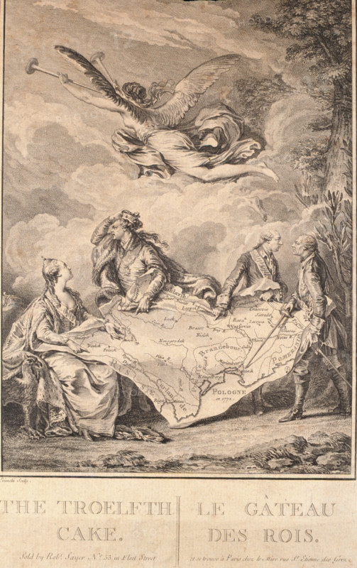 Allegory of the first division of Poland