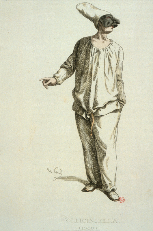 Masques et bouffons : Polichinelle par Maurice Sand