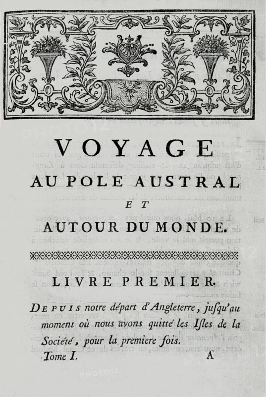 Journey of James COOK, flyleaf
