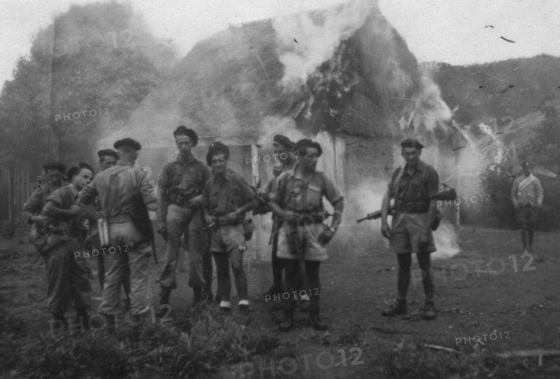 Repression - villages burned by the army