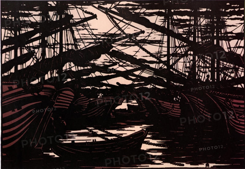 Ostroumova-Lebedeva, Fishing boats