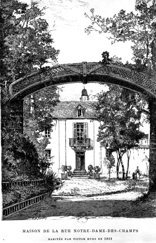 Maison de la rue Notre-Dame-des-Champs habitée par Victor Hugo