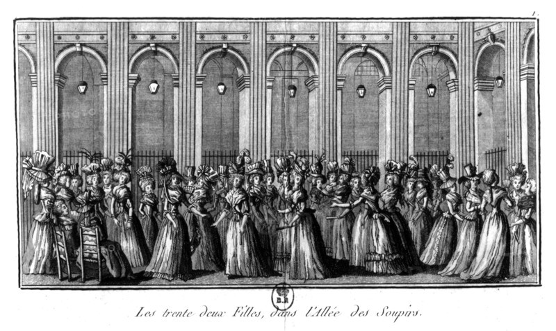 Les trente deux filles dans l'Allée des Soupirs