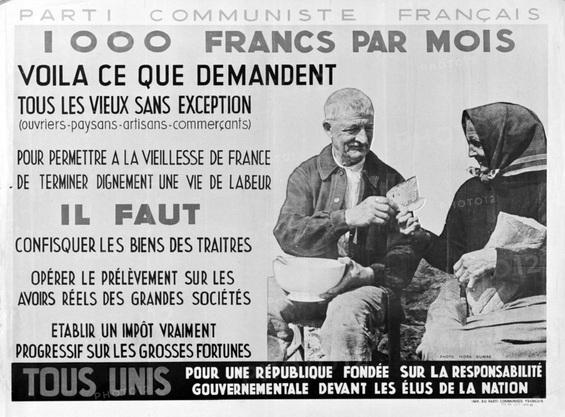Poster of the French Communist Party