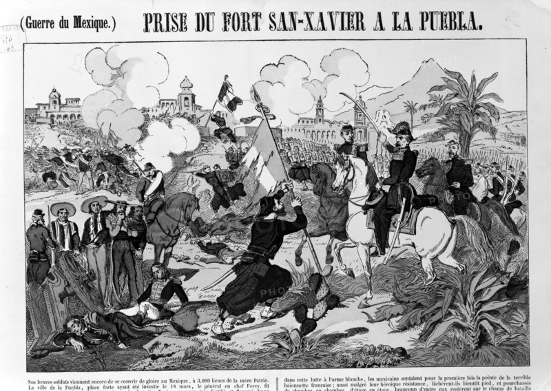 Guerre du Mexique, Prise du fort San-Xavier à la puebla