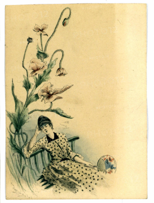 Menus drawn by Henri Boutet