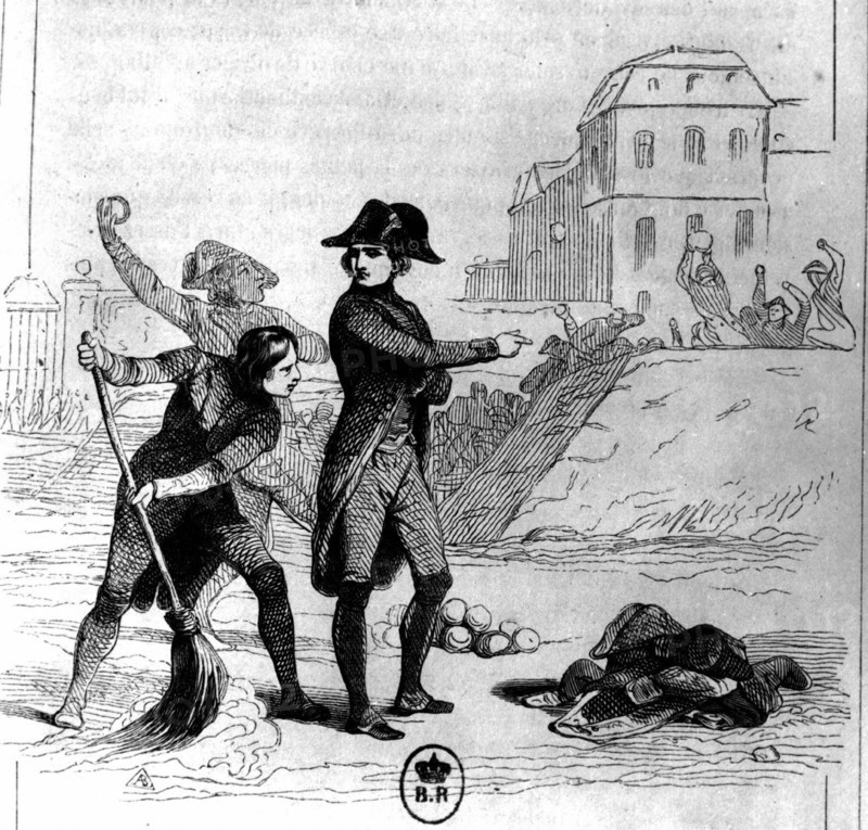Horace Vernet - Napoléon 1er repousse les Prussiens à Brienne-le-Château