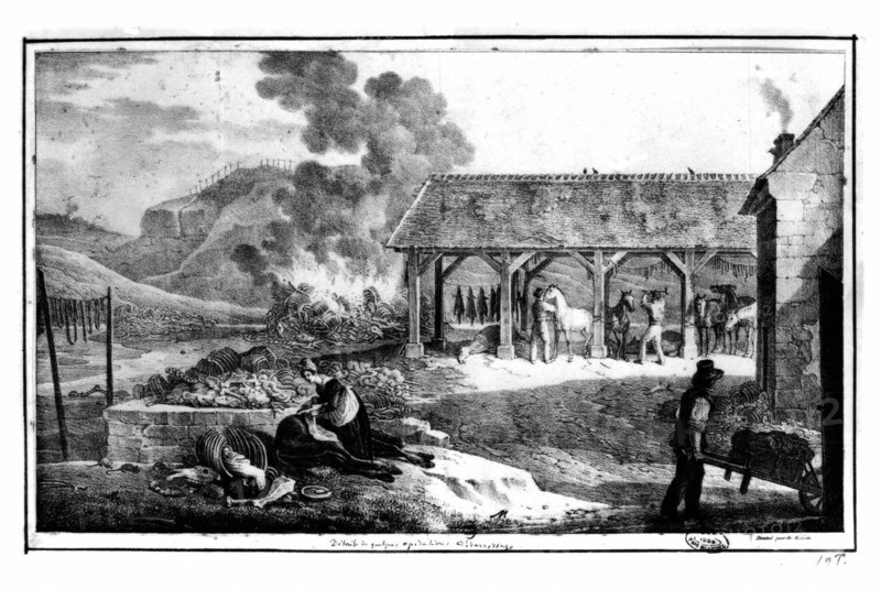 Paris, the Montfaucon slaughterhouses