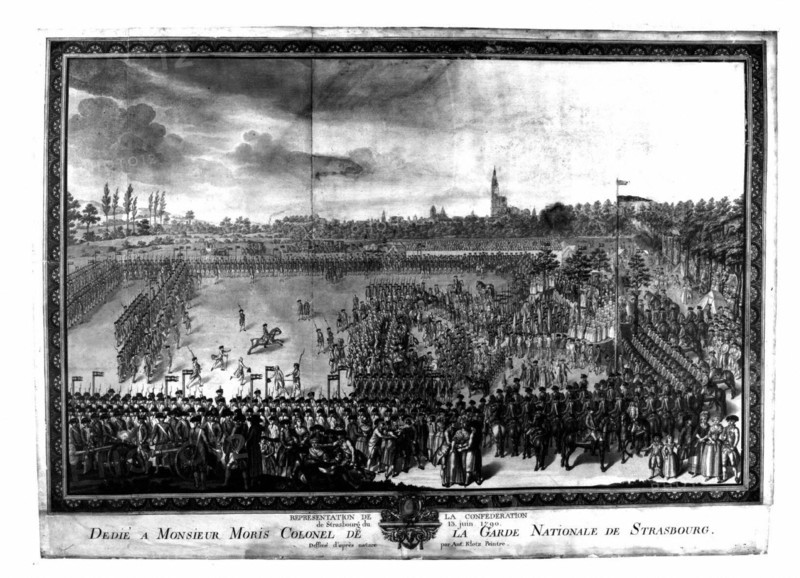 Représentation de la Confédération de Strasbourg
