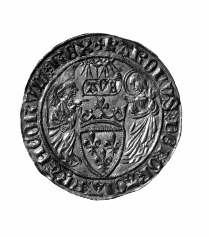 Gold coin of Charles VI