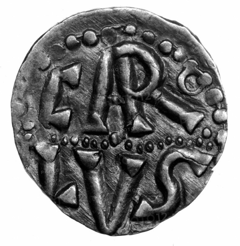 Silver coin of Charlemagne