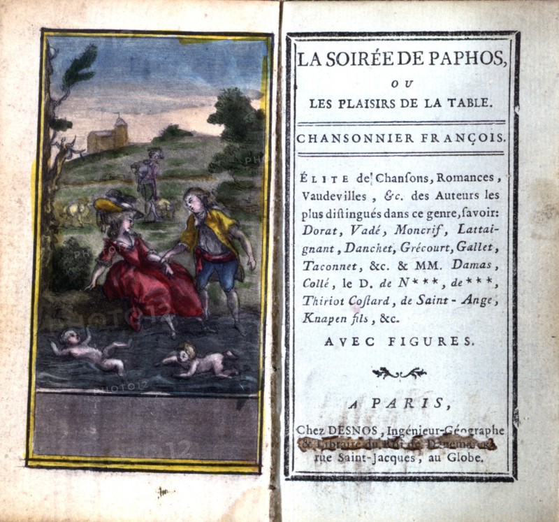 Gastronomical almanach, the Paphos evening or the Pleasures of the Table
