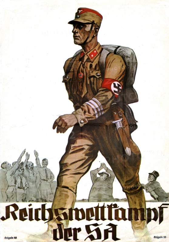 Propaganda poster for the S.A.