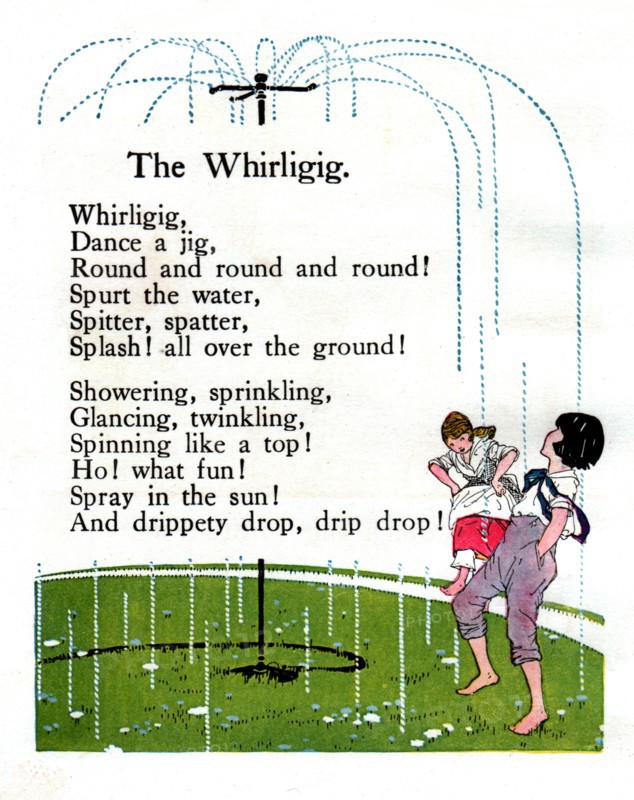 Rhymes by Olive Beaupre Miller, "Sunny rhymes for happy children" : "The whirling"