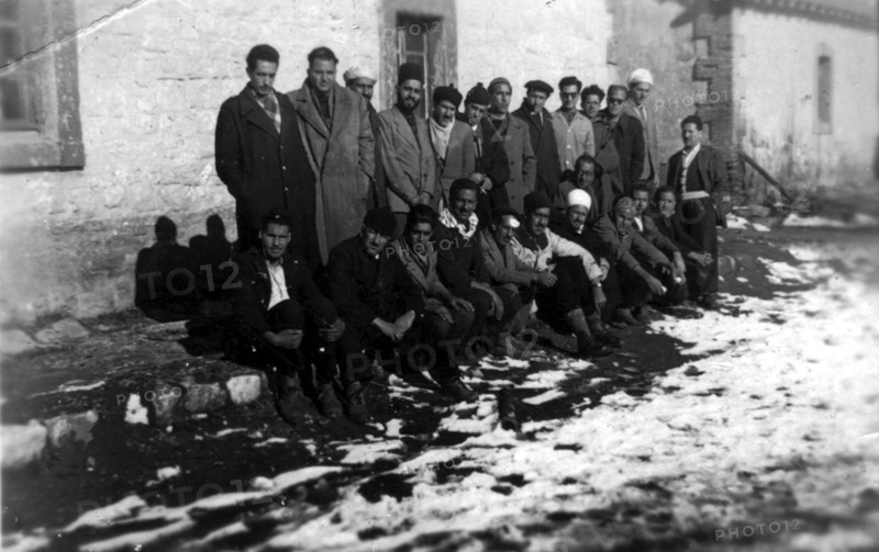 Bossuet internment camp.  Group of prisoners.