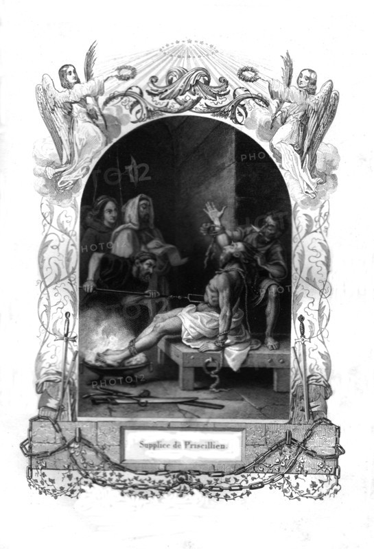 Supplice de Priscillien à la demande du Pape Léon 1er (440-461)