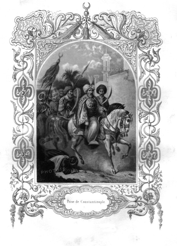 Taking of Constantinople by Mehmet II Al Fahti