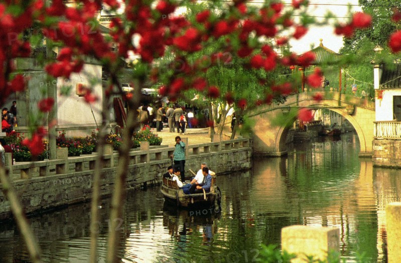 Water route in the village Zhouzhuang, an ancient town