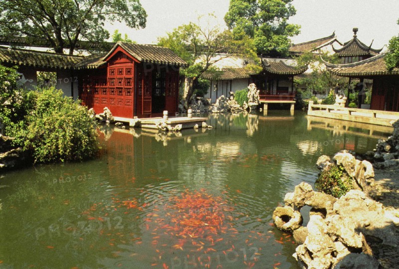 Jardin de Suzhou, province de Jiangsu, Chine
