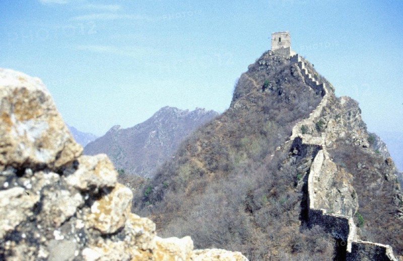 La Grande Muraille à Simatai, en direction de la tour de Pékin