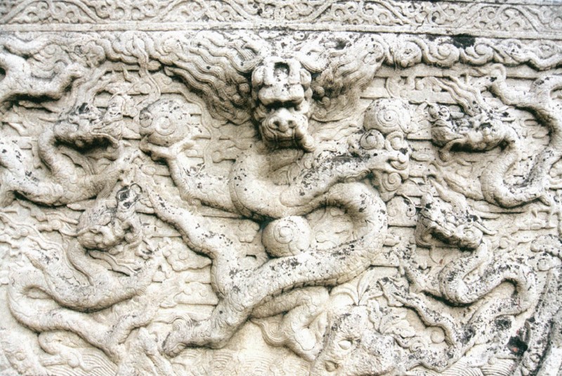 Dragons on TianYi's Tomb, Beijing Eunuch Culture Museum