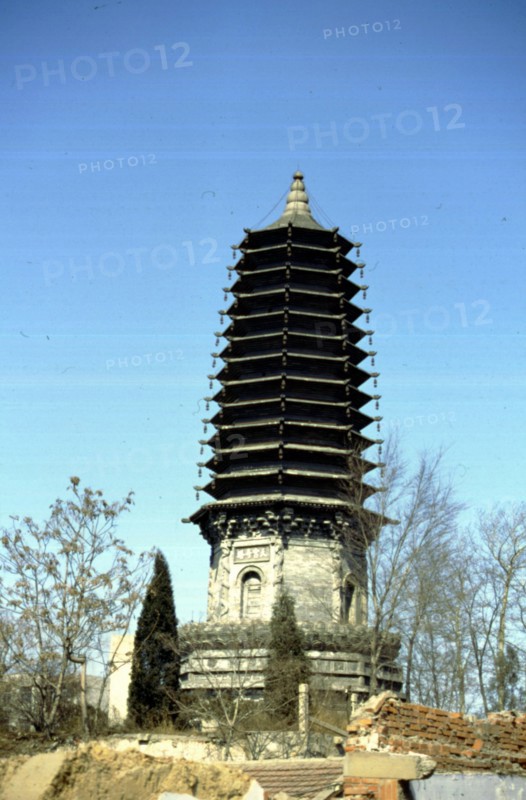 Pagode au temple de Tiangong