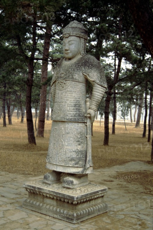 Tombeaux Qing de l'Est, statue de pierre