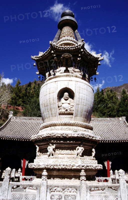 Mount Wutai, Longquan Temple, Dragon Spring Temple, Stone Pagoda