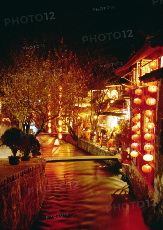 Night view of the old town, Lijiang