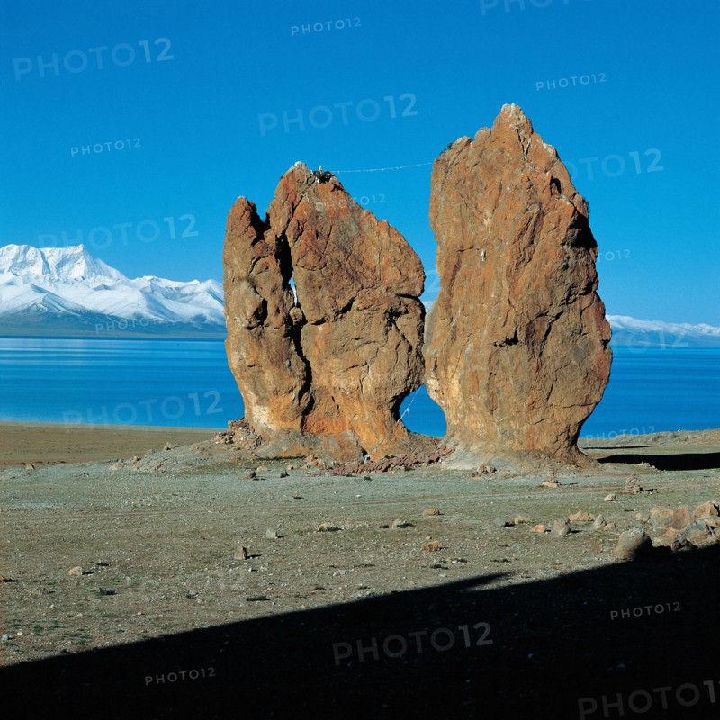 Namco Lake, Divine Rock, Tibet, China