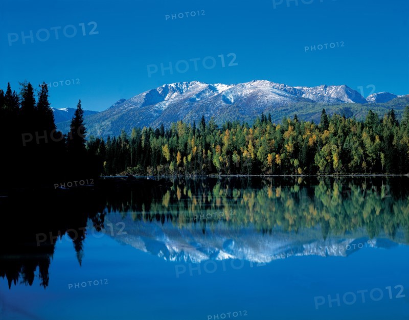 Lac de montagne, Chine