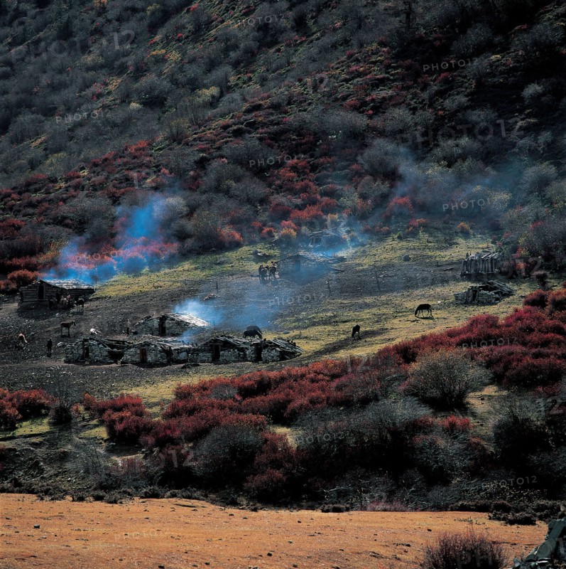 Cheminées fumantes, Chine