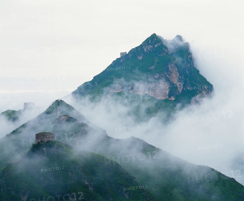 La Grande Muraille dans la brume, Chine