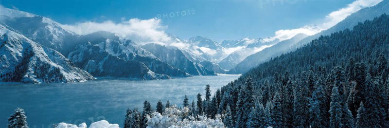 Le Lac du paradis, province du Xinjiang, Chine
