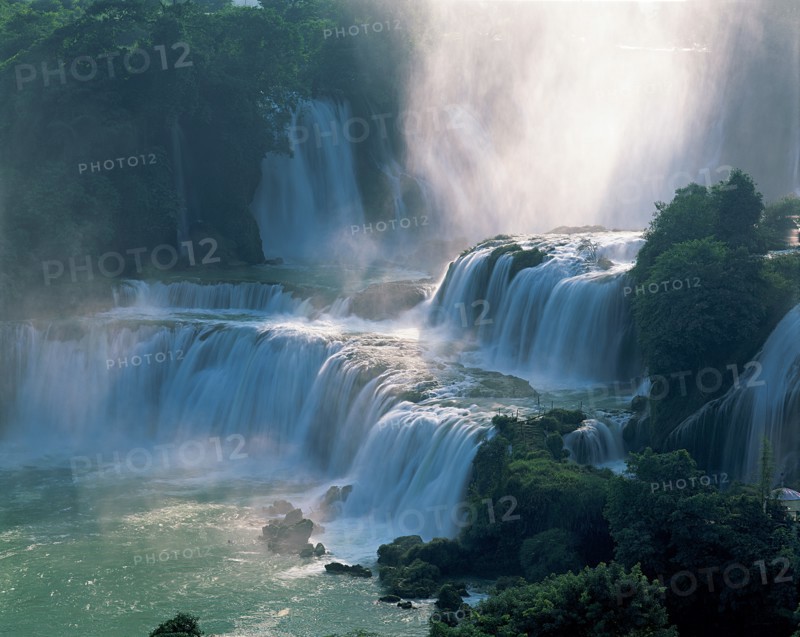 Cascade Detian, province de Guangxi, Chine